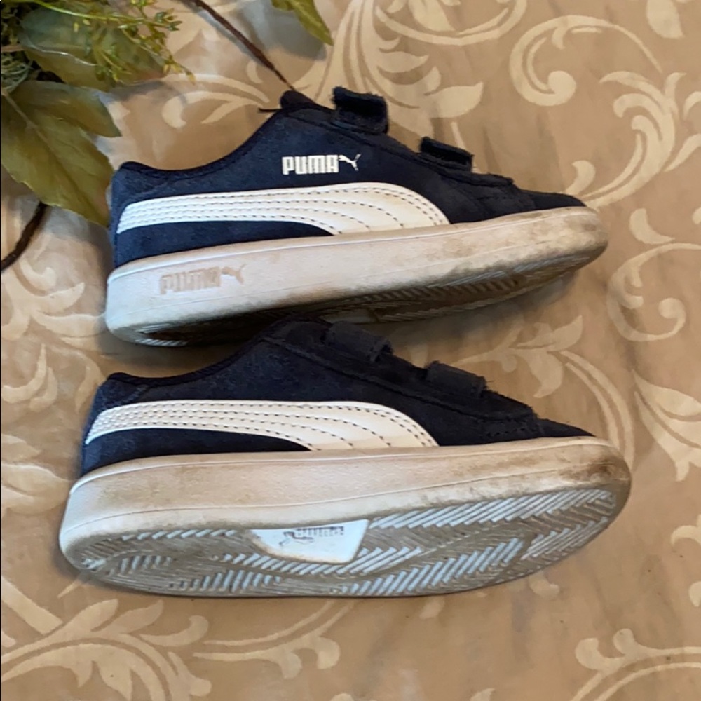 Navy Pumas Size Boy 7C - Picture 4 of 8